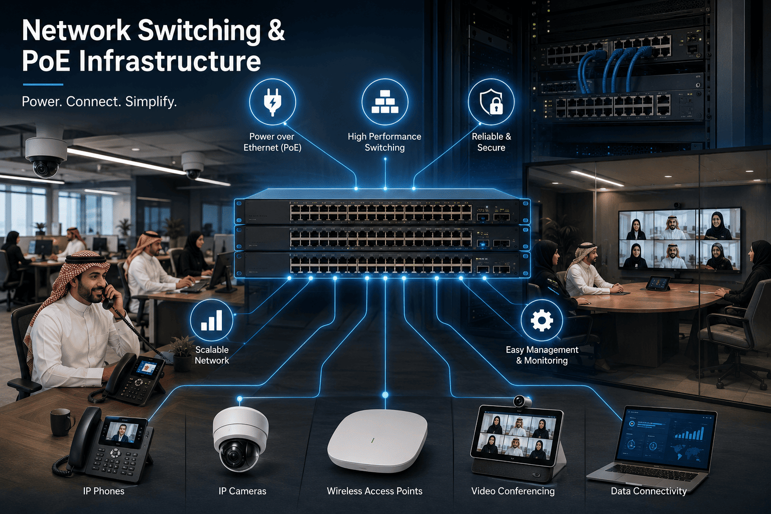 Services network switching & poe infrastructure (1)