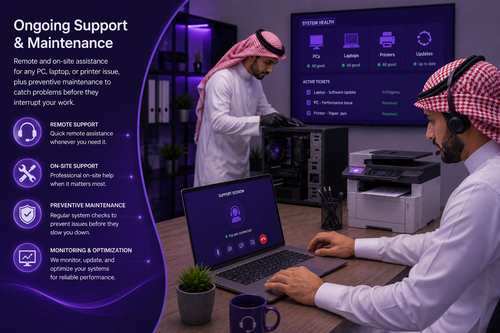 Services ongoing support & maintenance