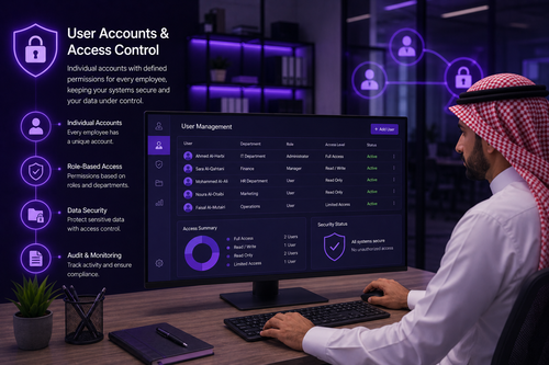 Services user accounts & access control